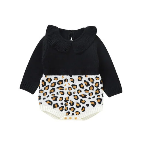 Baby Girls Knitted Romper Soft Boutique Mimixiong​