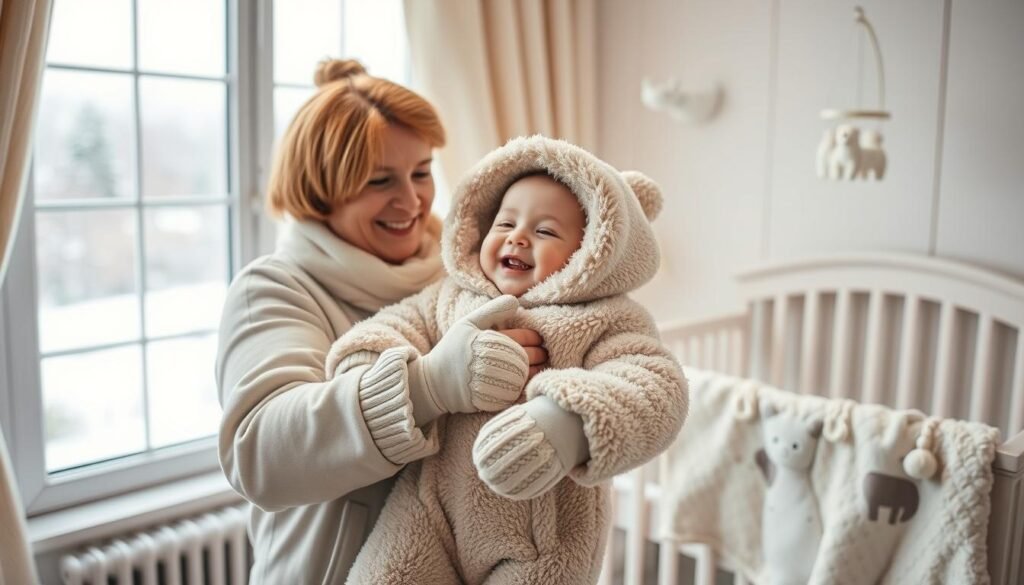 dressing babies for winter